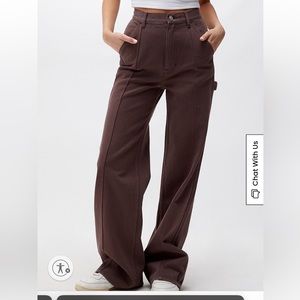 PacSun brown carpenter pants size 26